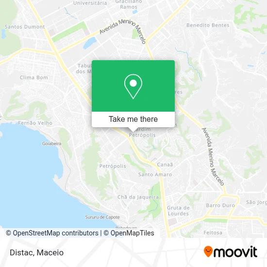 Distac map