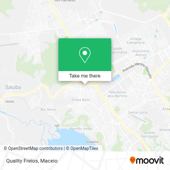 Quality Freios map