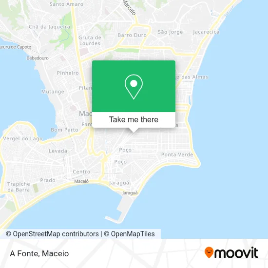 A Fonte map
