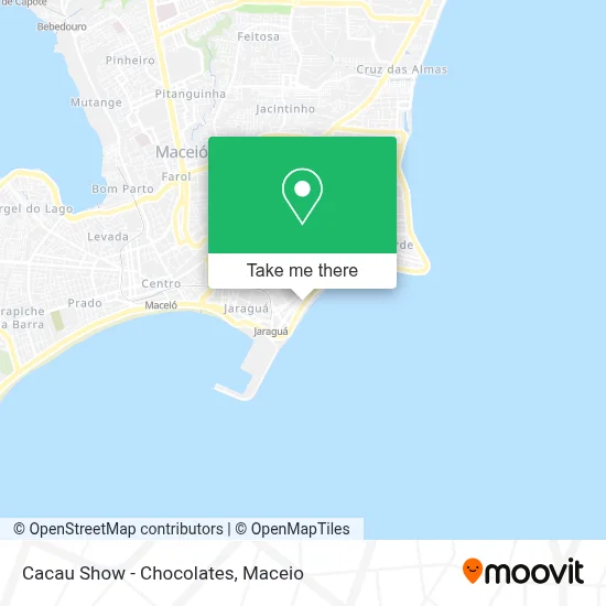 Cacau Show - Chocolates map