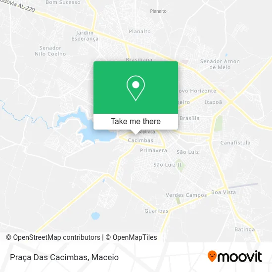 Praça Das Cacimbas map