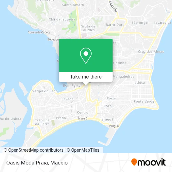 Oásis Moda Praia map
