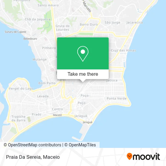 Praia Da Sereia map