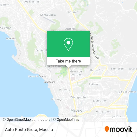 Auto Posto Gruta map