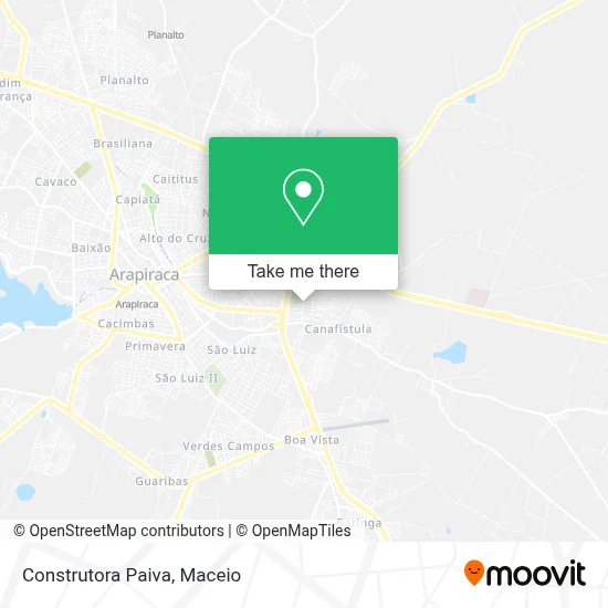 Construtora Paiva map