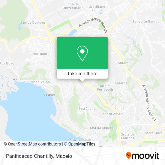 Panificacao Chantilly map