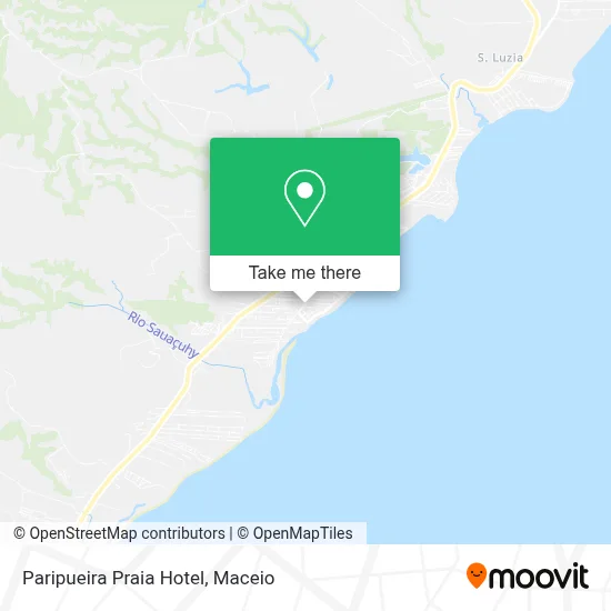 Paripueira Praia Hotel map