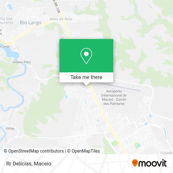 Rr Delícias map