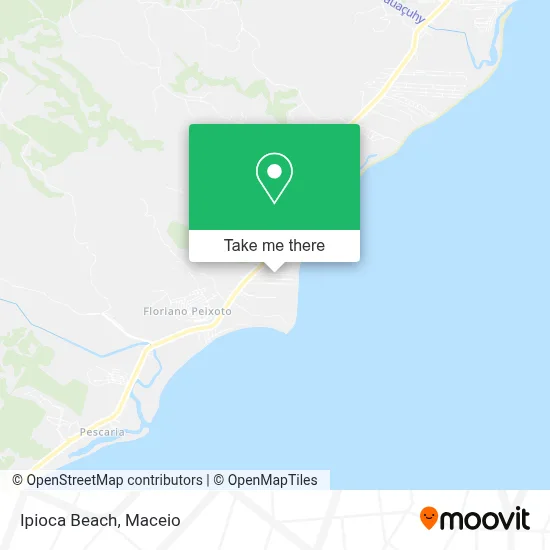 Ipioca Beach map
