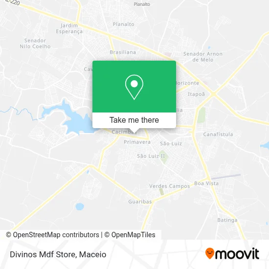 Divinos Mdf Store map
