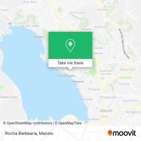 Rocha Barbearia map