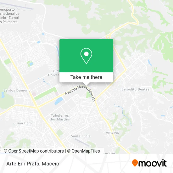Arte Em Prata map