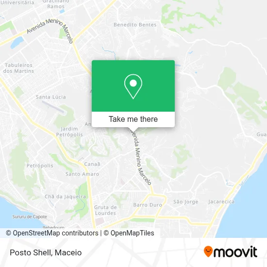 Posto Shell map