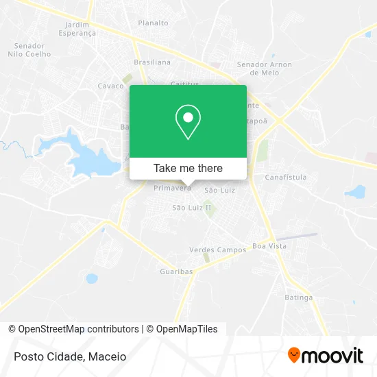 Posto Cidade map