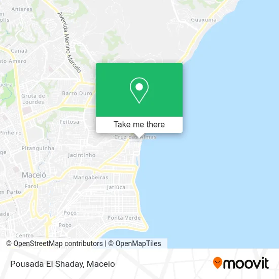 Pousada El Shaday map