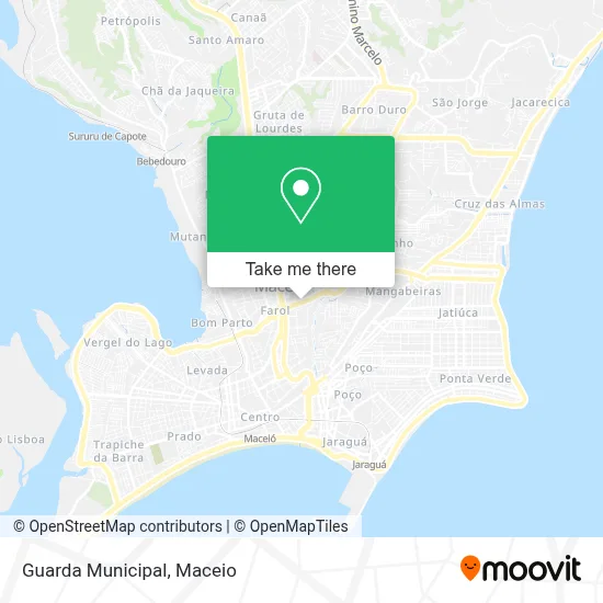 Guarda Municipal map