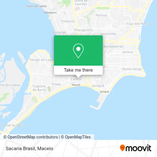 Sacaria Brasil map