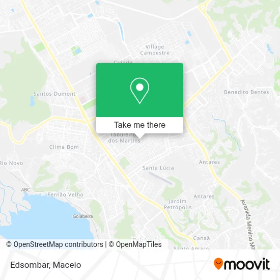 Edsombar map