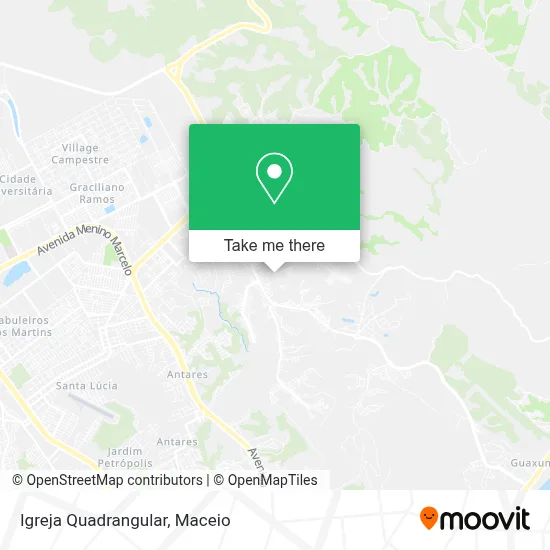 Igreja Quadrangular map