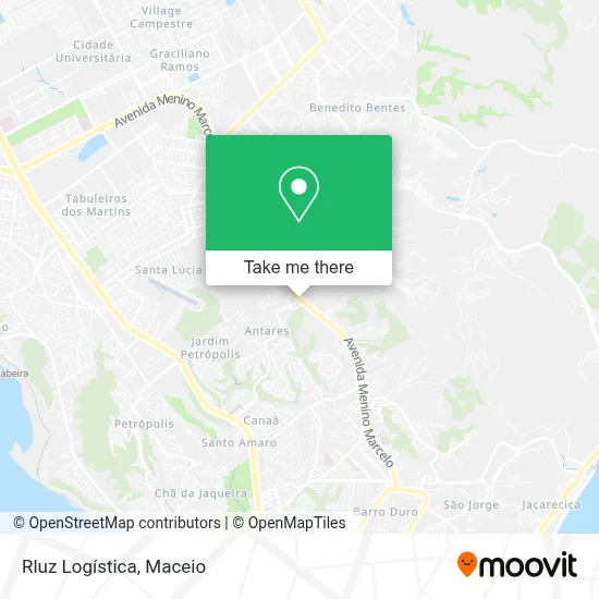 Rluz Logística map