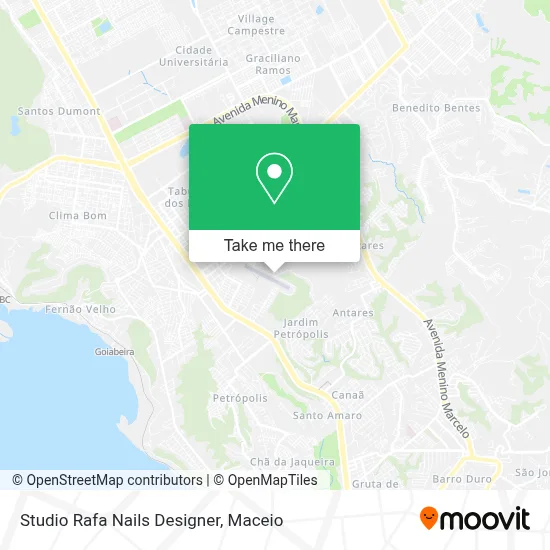 Studio Rafa Nails Designer map