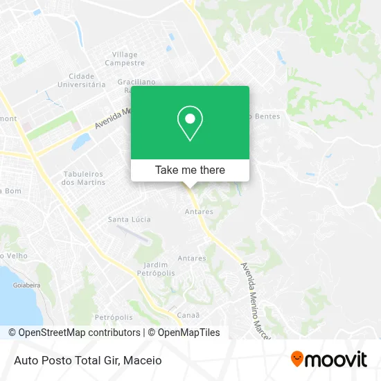 Auto Posto Total Gir map