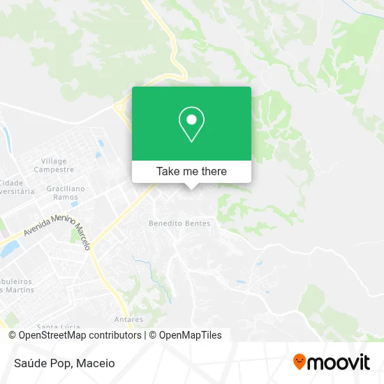 Saúde Pop map