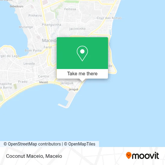 Coconut Maceio map