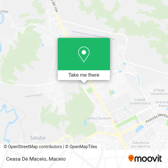 Ceasa De Maceio map