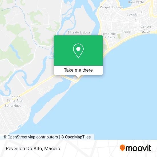 Réveillon Do Alto map