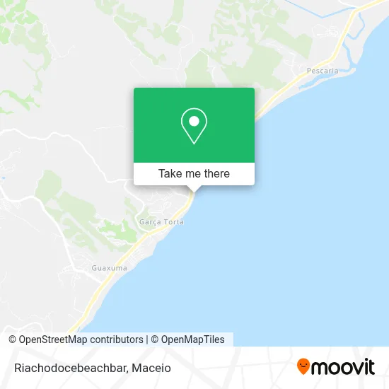 Riachodocebeachbar map