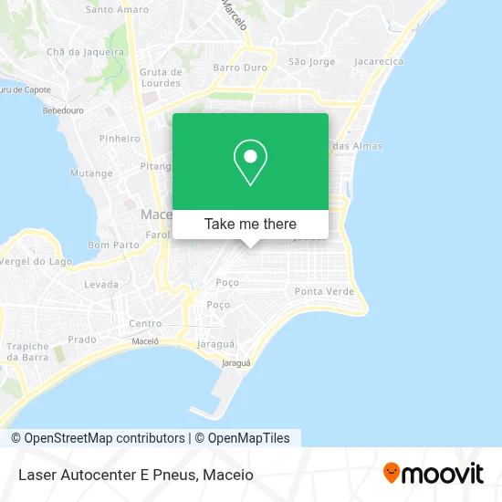 Laser Autocenter E Pneus map