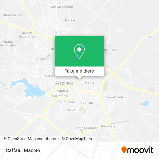 Caffalu map
