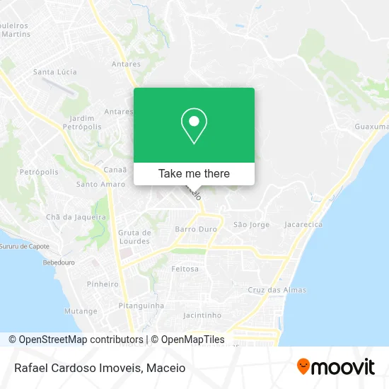 Rafael Cardoso Imoveis map