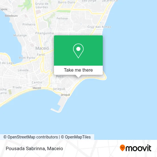Pousada Sabrinna map