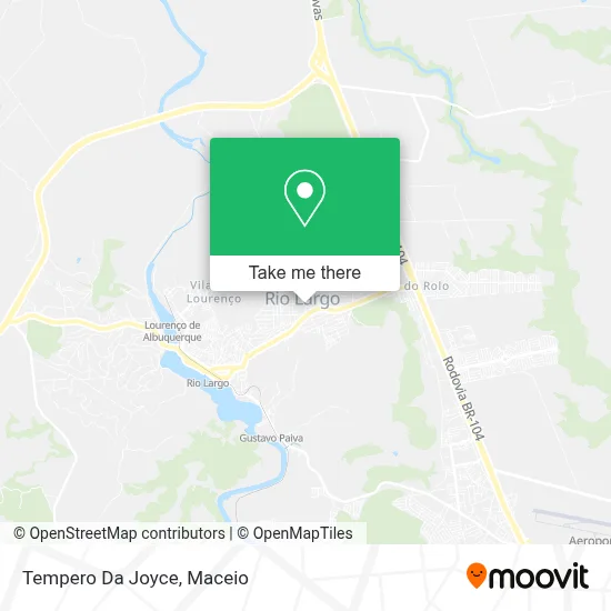 Tempero Da Joyce map