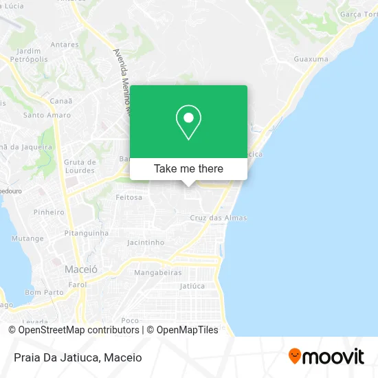 Praia Da Jatiuca map
