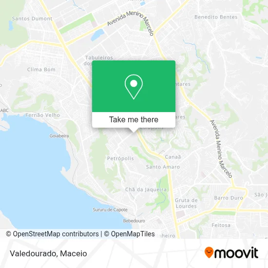 Valedourado map