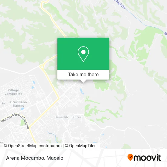 Arena Mocambo map
