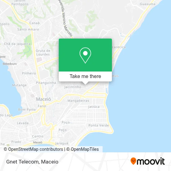 Gnet Telecom map
