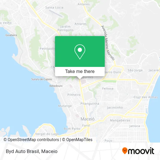 Byd Auto Brasil map