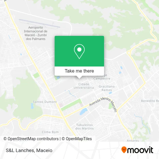 S&L Lanches map