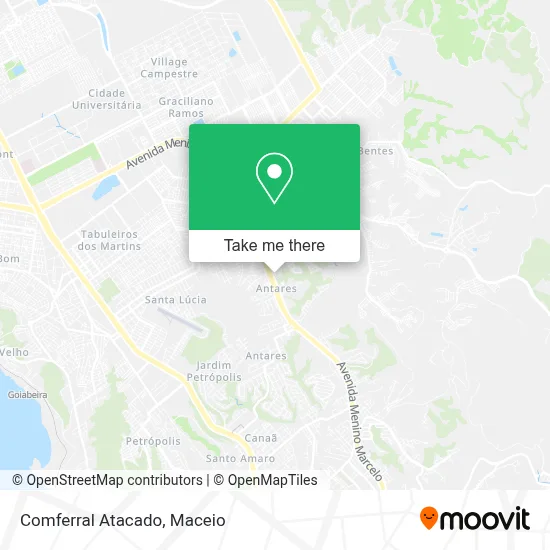 Comferral Atacado map