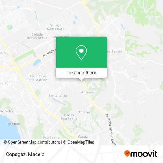Copagaz map