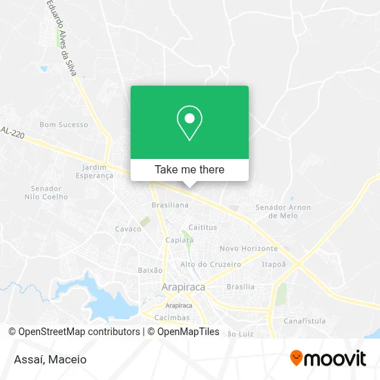 Assaí map