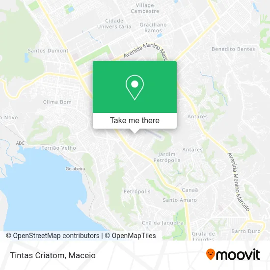 Tintas Criatom map