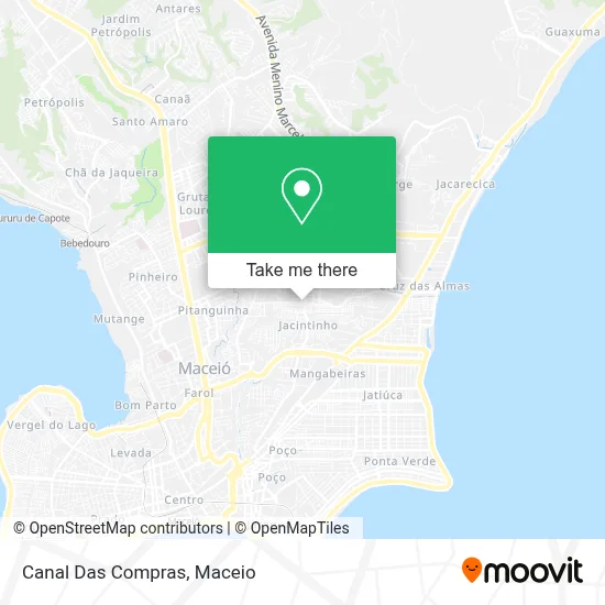 Canal Das Compras map