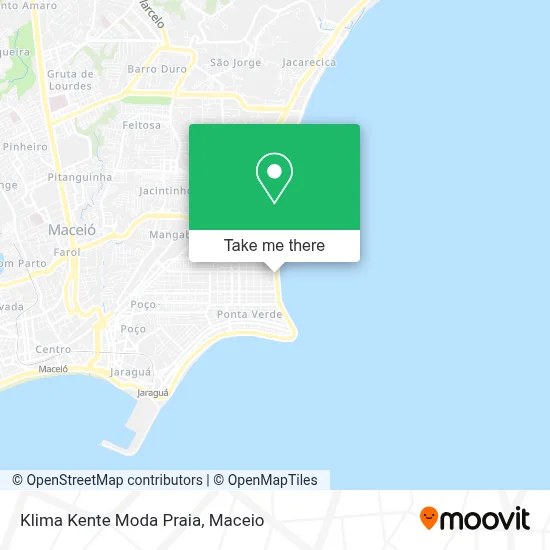 Klima Kente Moda Praia map