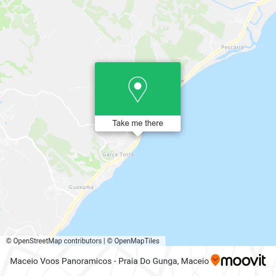 Maceio Voos Panoramicos - Praia Do Gunga map