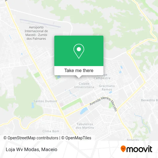 Loja Wv Modas map